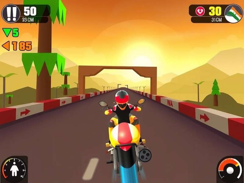 India Dash Racer Gameplay Screenshot