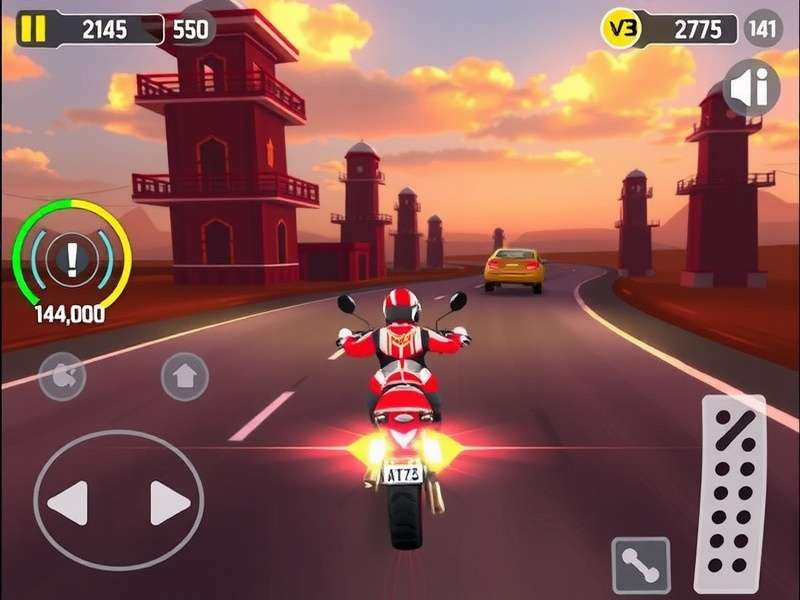 India Dash Racer Tournament Scene